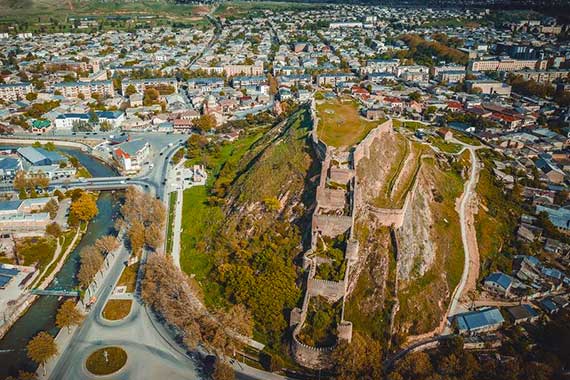 Excursie Gori en Uplistsikhe: de stad met centraal Goris Tsikhe gelegen